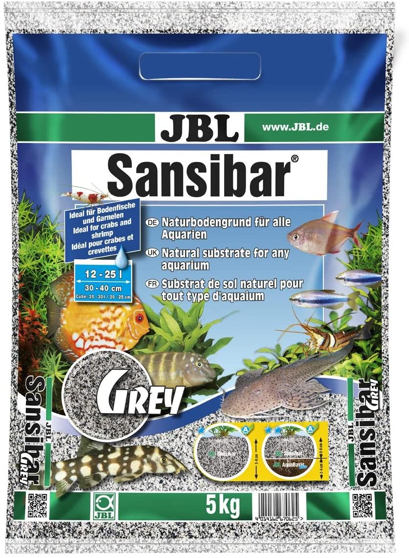 JBL Sansibar Grey – Substrato Grigio per Acquari 5 kg JBL Sansibar Grey – Substrato Grigio per Acquari 5 kg